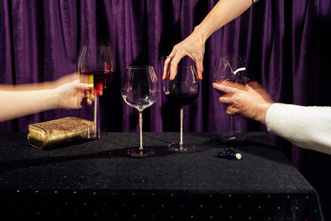 Crystal-Stemmed Wine Goblets