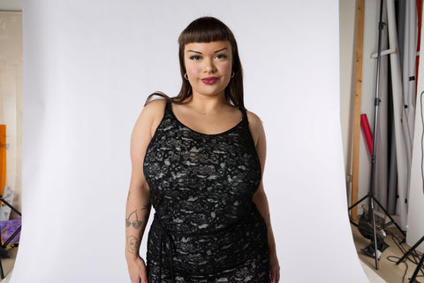 Dream Reversible Lace Dress - Vanilla and Noir - selling fast