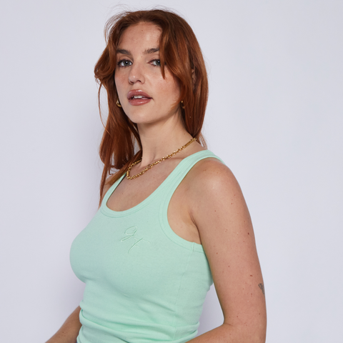Greatfool Organic Cotton Tank - Zesty Lime