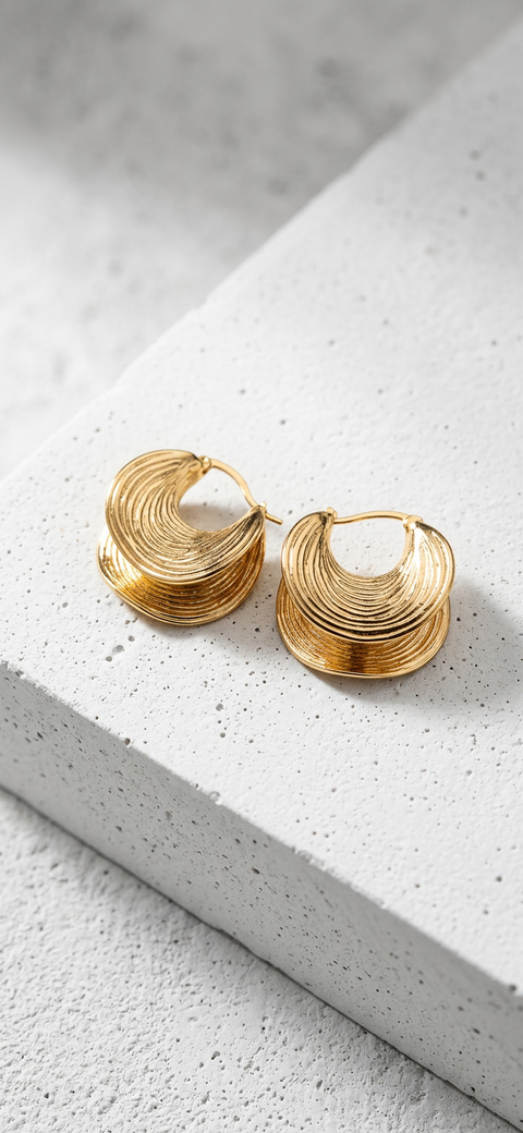 Disc Earrings