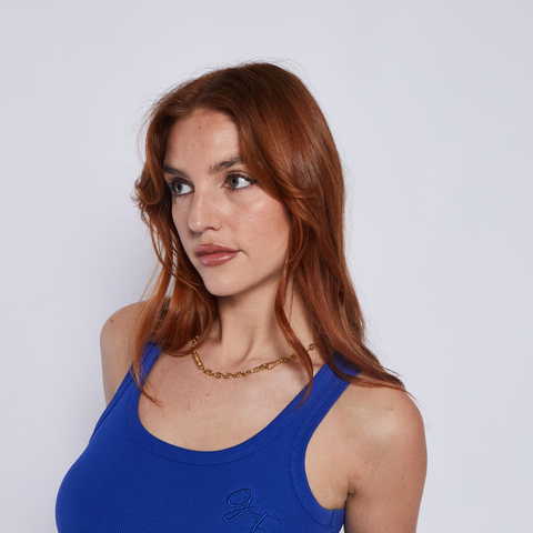 Greatfool Tank - Sonic Blue