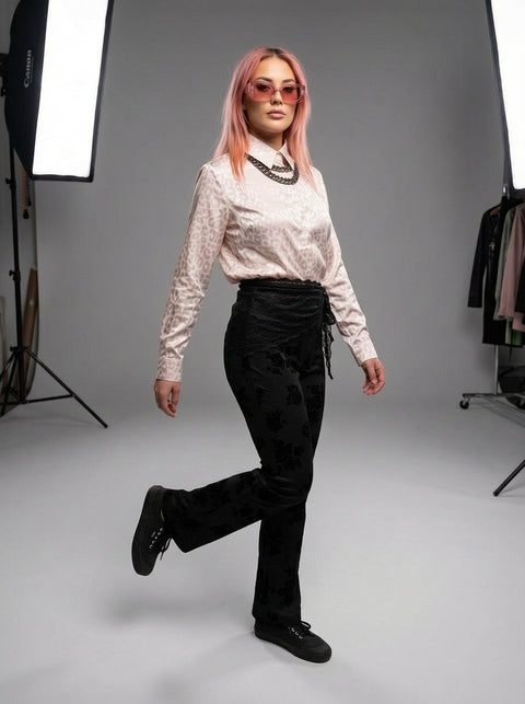 Phantom Pink Leopard Shirt