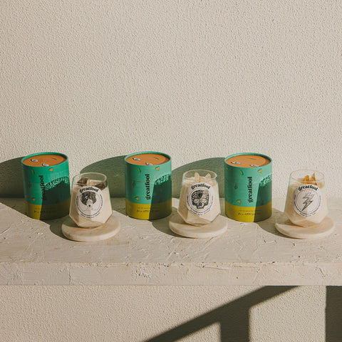 Clear Quartz Revival - Crystal Candle