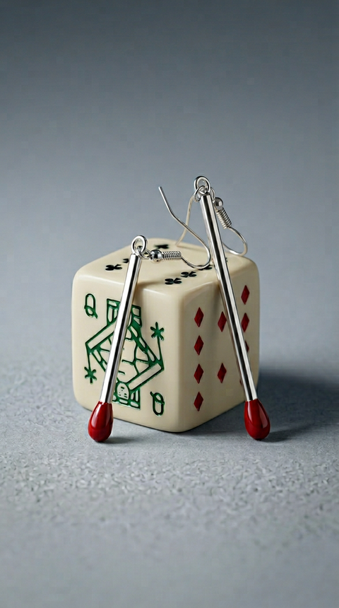 Matchstick Drop Earrings
