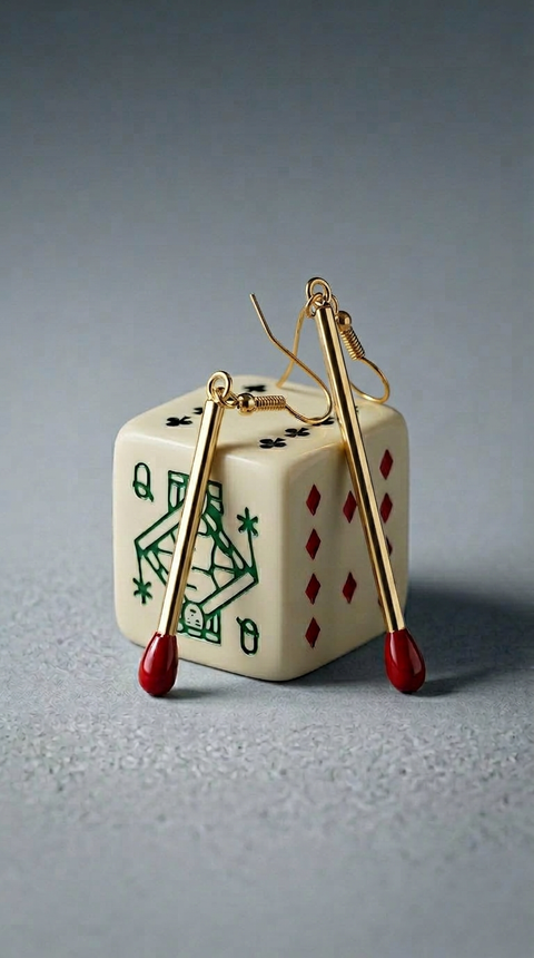 Matchstick Drop Earrings