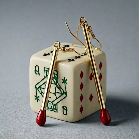 Matchstick Drop Earrings
