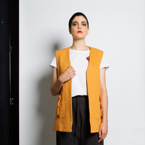 24/7 Quilted Vest - Ochre