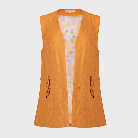 24/7 Quilted Vest - Ochre