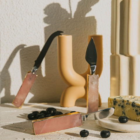 Rose Quartz Spread Knife