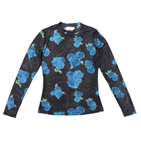 Blue Noise Sheer Top