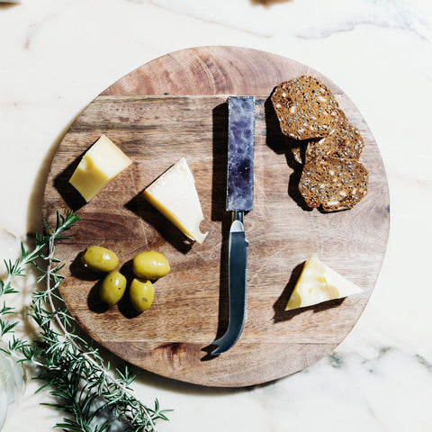Amethyst Soft Cheese Knife