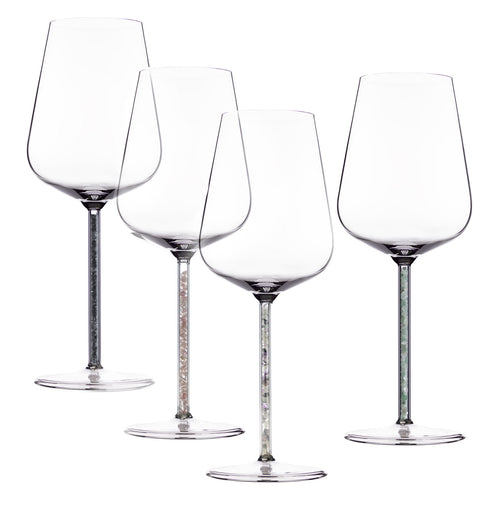 Assorted Crystal-stemmed Wine Glasses (4 Piece)