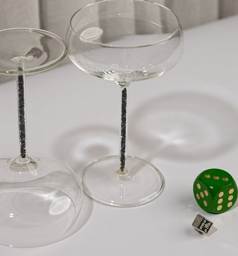 Champagne/ Cocktail Coupe - Alabaster (2 Piece)