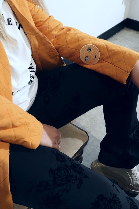 24/7 Quilted Trench - Ochre