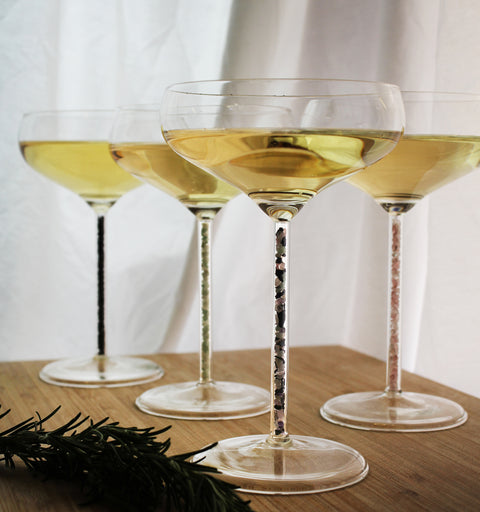 Champagne/ Cocktail Coupe - Assorted (4 Piece)