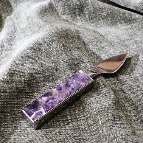 Amethyst Hard Cheese Knife