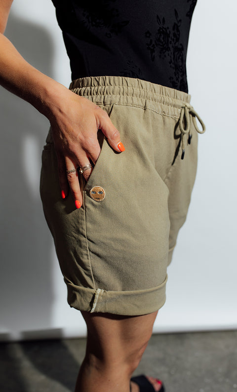 24/7 Shorts - Army Thrash