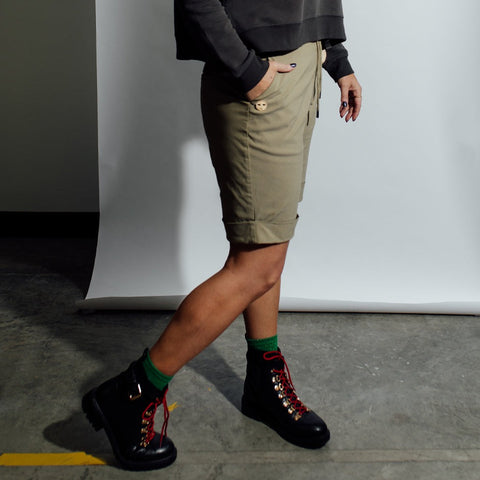 24/7 Shorts - Army Thrash