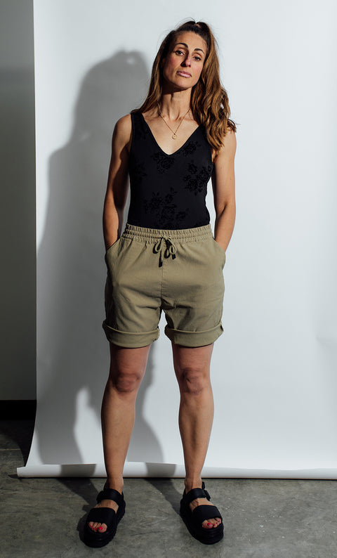 24/7 Shorts - Army Thrash