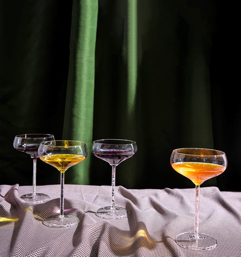 Champagne/ Cocktail Coupe - Assorted (4 Piece)