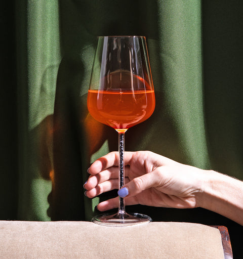 Alabaster Crystal-stemmed Wine Glasses (2 Piece)