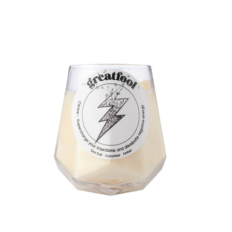 Citrine and the Queens - Crystal Candle