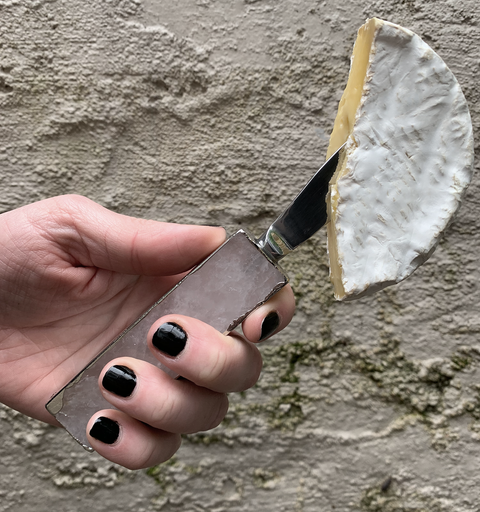 KNIFE, CHEESE, BOARD, CHARCUTERIE, CRYSTAL, AMETHYST, QUARTZ