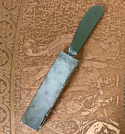 KNIFE, CHEESE, BOARD, CHARCUTERIE, CRYSTAL, AMETHYST, QUARTZ