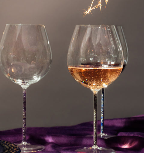 Crystal-Stemmed Wine Goblet - Galaxy (4 Piece)