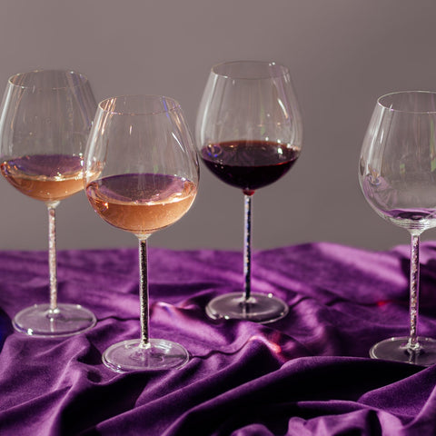 Crystal-Stemmed Wine Goblet - Galaxy (4 Piece)