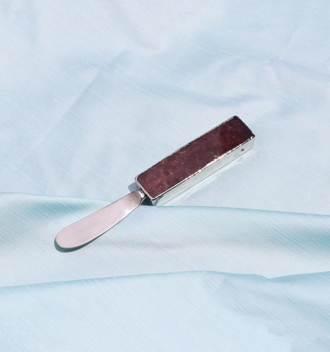 Strawberry Quartz Spread Knife