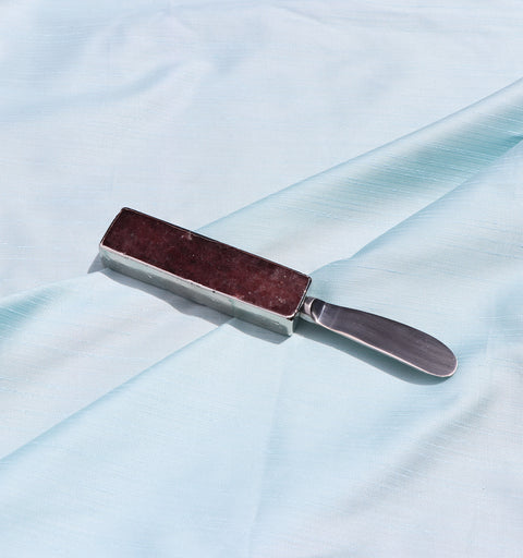 Strawberry Quartz Spread Knife