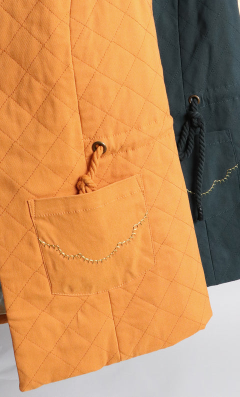 24/7 Quilted Vest - Ochre