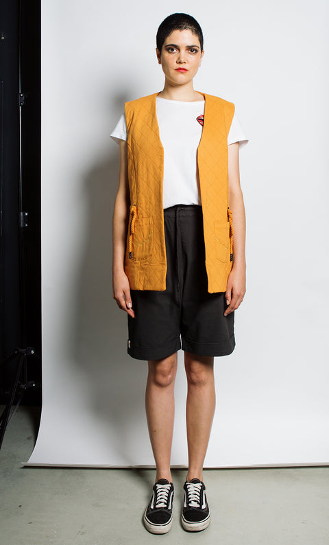 24/7 Quilted Vest - Ochre