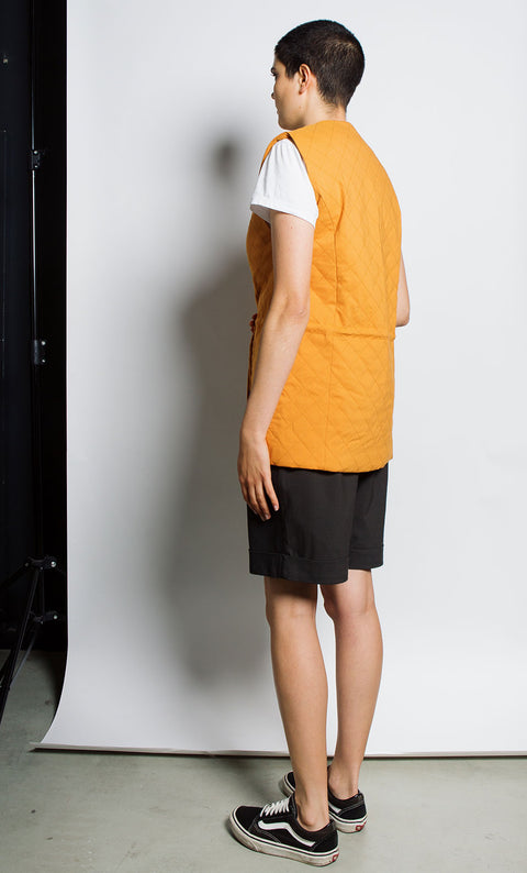 24/7 Quilted Vest - Ochre