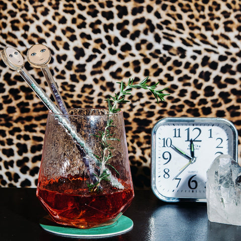 Green Aventurine Cocktail Stirrer - The Mixologist