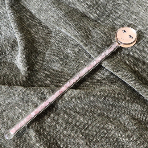 Rose Quartz Cocktail Stirrer - The Mixologist