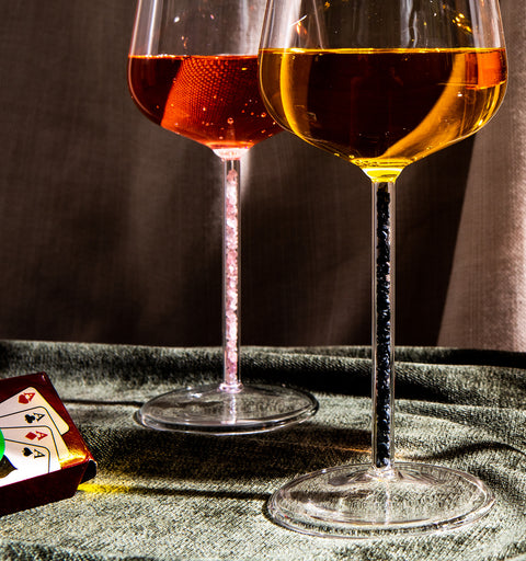 Assorted Crystal-stemmed Wine Glasses (4 Piece)