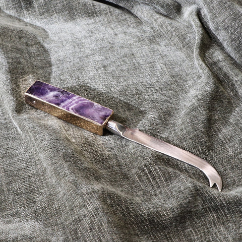 Amethyst Soft Cheese Knife
