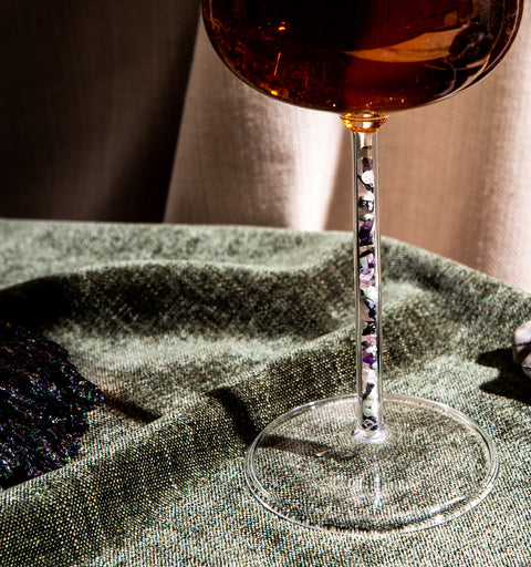 Prism Crystal-Stemmed Wine Glasses (2 Piece)