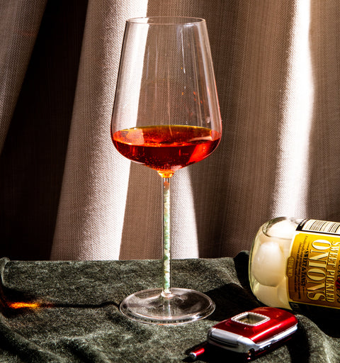 Green Aventurine Crystal-stemmed Wine Glasses (4 Piece)