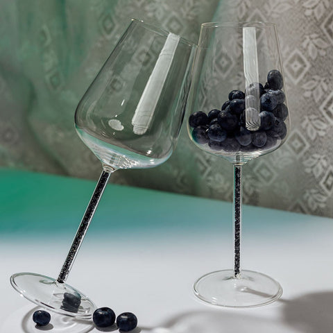 Alabaster Crystal-stemmed Wine Glasses (4 Piece)