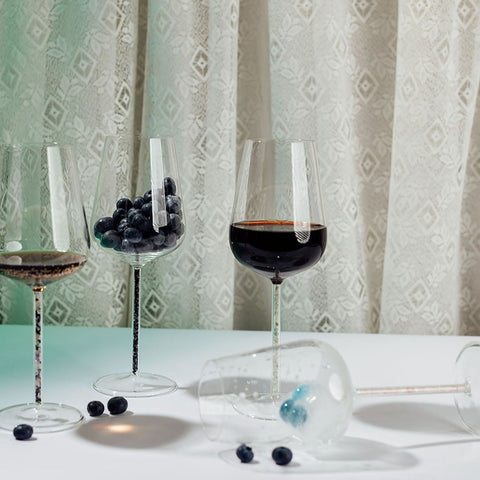 Assorted Crystal-stemmed Wine Glasses (4 Piece)