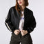 Apple Leather Bomber - Noir