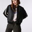 Apple Leather Bomber - Noir