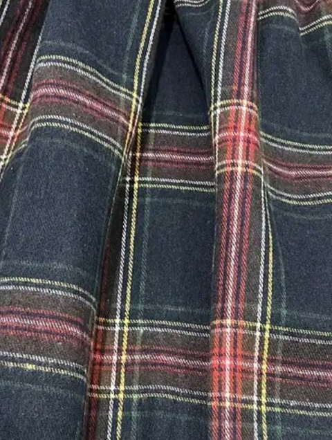 PRAIRIE MOON SKIRT — MIDNIGHT PLAID
