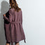 24/7 Quilted Trench - Blood Rose