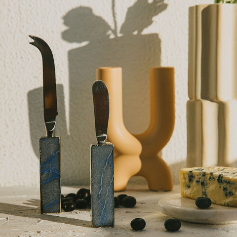 Dumortierite Soft Cheese Knife