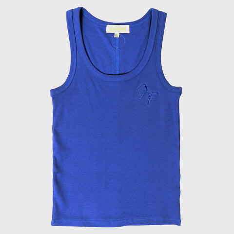 Greatfool Organic Cotton Tank - Sonic Blue