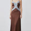 CHEAP THRILL SLIP  Chocolate + Powder Blue